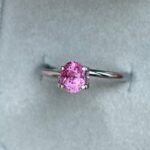 1.08 crt ceylon Pink Sapphire, sakura Pink Sapphire, Loose Gemstone Cut, Loose Sapphire Gemstone Excellent Quality Jewelry Making