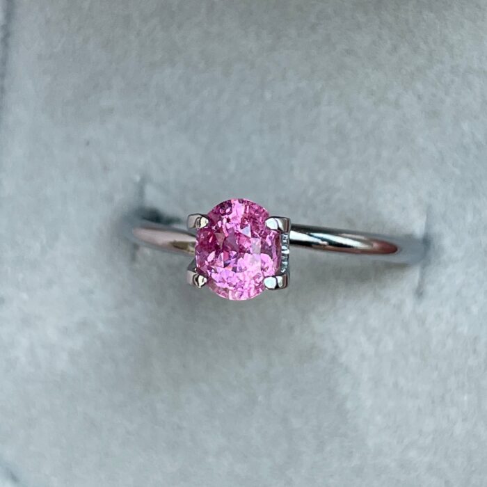 1.08 crt ceylon Pink Sapphire, sakura Pink Sapphire, Loose Gemstone Cut, Loose Sapphire Gemstone Excellent Quality Jewelry Making