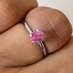 1.08 crt ceylon Pink Sapphire, sakura Pink Sapphire, Loose Gemstone Cut, Loose Sapphire Gemstone Excellent Quality Jewelry Making