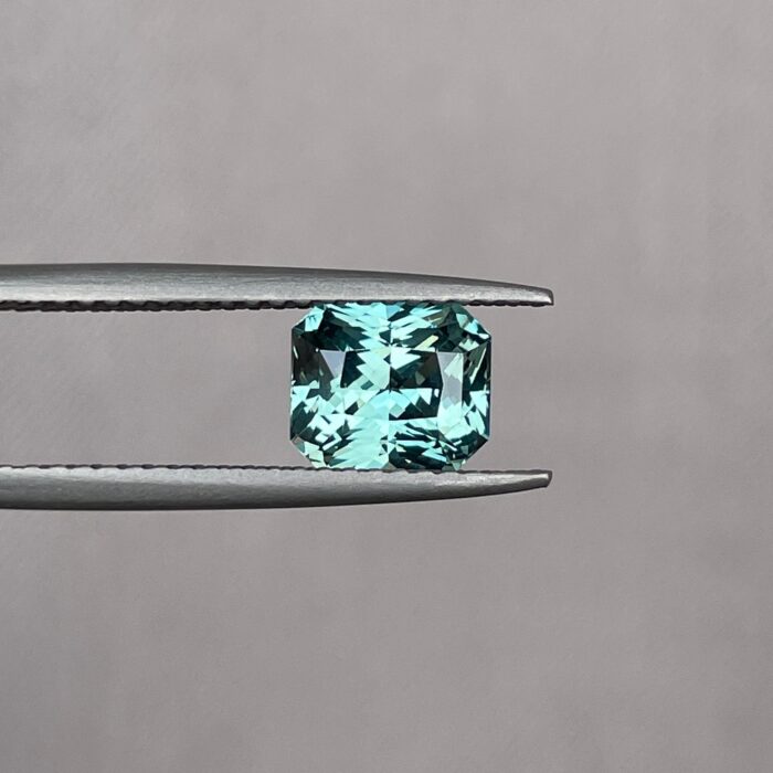 Rare-cut teal sapphire 1.66-carat gemstone with vibrant teal hues - Nash Sapphire