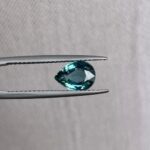 1.53 Carat Teal Sapphire Pear cut. VVS Clean1.53 Carat Teal Sapphire Pear cut. VVS Clean