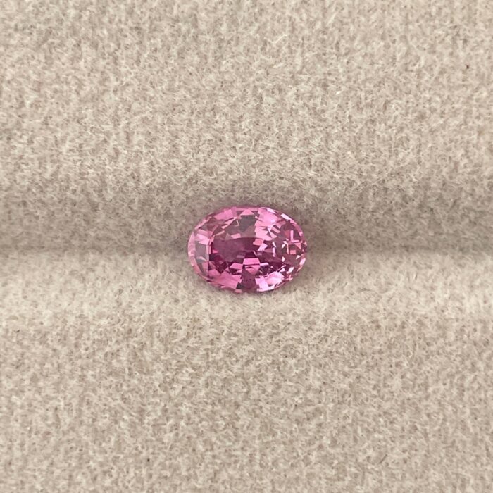 1.08 Carat Pink Sapphire Loose Oval Gemstone - Natural Pink Sapphire for Jewelry