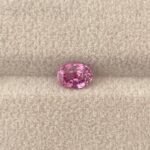 1.08 crt, Natural Flamingo Pink Sapphire, Ceylon Pink Sapphire Loose Oval Gemstone, Jewelry & Ring Making