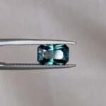 Unique teal gemstone 2.55 carat, premium quality gemstone by Nash Sapphire