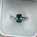 natural blue green sapphire 2.55 crt