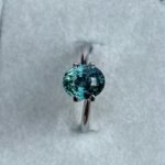 2.54 carat natural green sapphire - Teal sapphire ring – green sapphire - Loose gemstone - Oval engagement ring