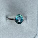 2.54 carat natural green sapphire - Teal sapphire ring – green sapphire - Loose gemstone - Oval engagement ring