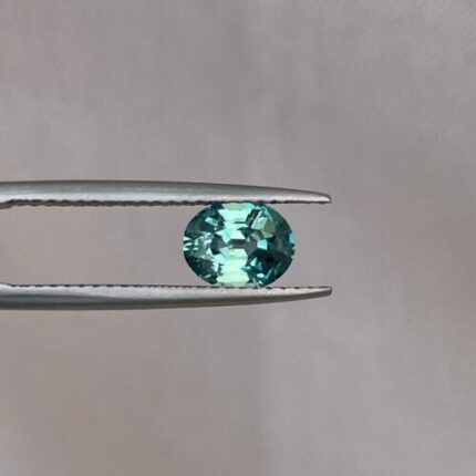 Green sapphire stone green lakes teal sapphire 1.15 crt