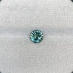Teal sapphire Round cut blue green sapphire, 1.29 crt mermaid teal sapphire. Loose stone for ring making