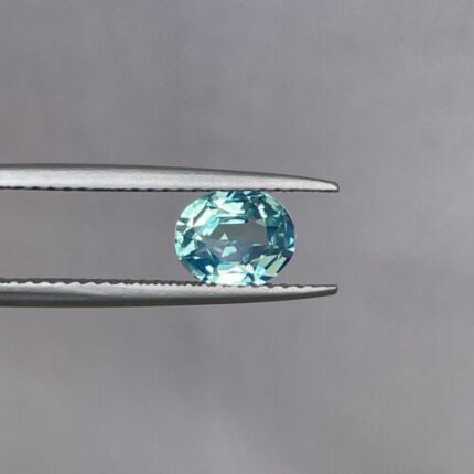 Green sapphire stone Peyto Lake teal sapphire 1.16 crt