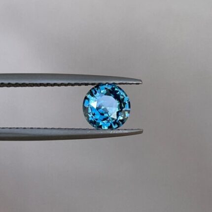Teal sapphire, 1.01 crt Santorini Ethically sourced.