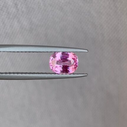 Oval Pink Sapphire 1.13 Carat Loose Gemstone Natural Unheated Stone for Making Jewellery. A perfect clarity pink oval cut sapphire.