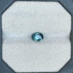 Teal sapphire stone, 1.18 crt swiss alps Natural teal sapphire. Faceted Loose Gemstone, For Making Jewelry.