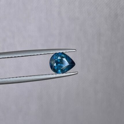 Teal Blue Sapphire 1.10 Cts, heated Sapphire Engagement Ring, Blue Green Sapphire Ring, Natural Teal Sapphire Ring, - NASHGEMS