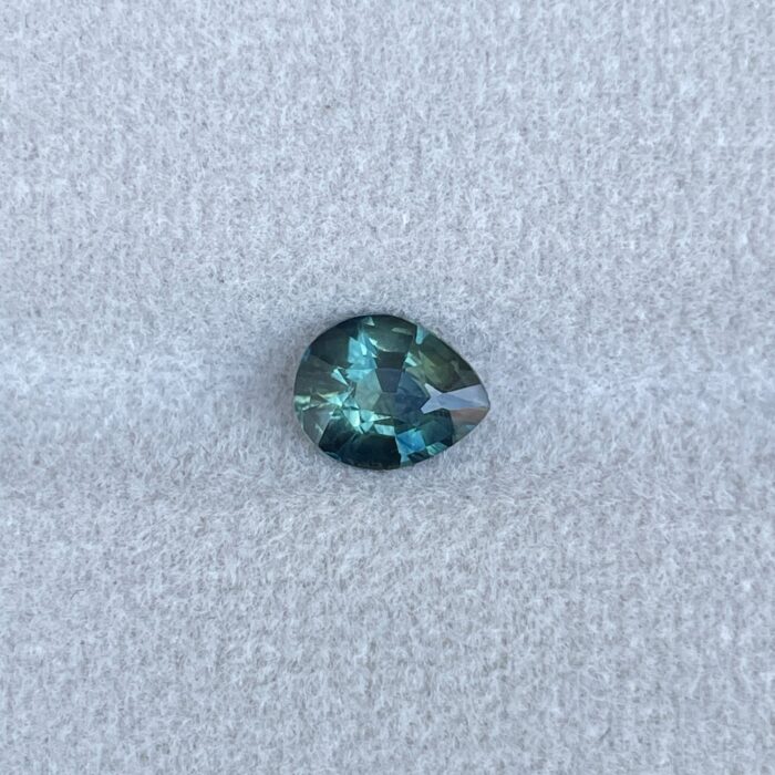 1.24 -Carat Blue-Green Sapphire | Teal sapphire | Green blue sapphire - NASHGEMS