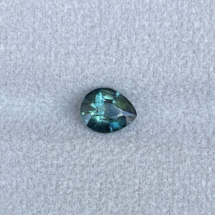 1.24 -Carat Blue-Green Sapphire | Teal sapphire | Green blue sapphire