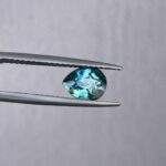 1.24 -Carat Blue-Green Sapphire | Teal sapphire | Green blue sapphire