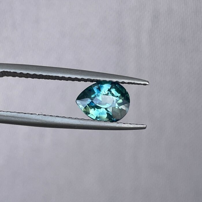 1.24 -Carat Blue-Green Sapphire | Teal sapphire | Green blue sapphire