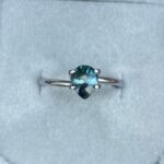 1.24 -Carat Blue-Green Sapphire | Teal sapphire | Green blue sapphire