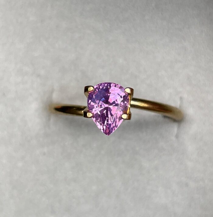 1.27 carat Purplish Pink Sapphire/ / Ceylon purplish pink Sapphire/ Natural purplish pink Sapphire/ Engagement Ring/ pink Sapphire