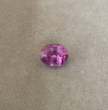Oval Pink Sapphire Loose Gemstone Oval 2.08 Carat Natural Unheated Stone For Making Jewellery