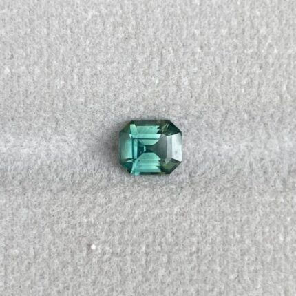 Genuine GREEN SAPPHIRE 1.21ct 5.3 x 6.2 x 3.7mm Emerald