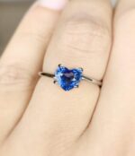 Heart Shaped Blue Sapphire