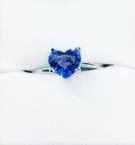 Heart Shaped Blue Sapphire