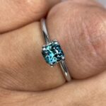 Teal sapphire, 0.99 crt.