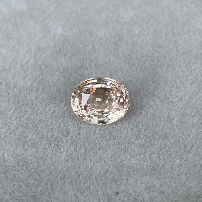 Premium Apricot Sapphire 2.02 Carat – Natural Apricot Gemstone