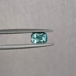 This 1.00 crt Green Sapphire is well cut to bring out the best colour and lustre, and has a perfect colour blend.