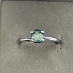 This 1.00 crt Green Sapphire is well cut to bring out the best colour and lustre, and has a perfect colour blend. - NASHGEMS
