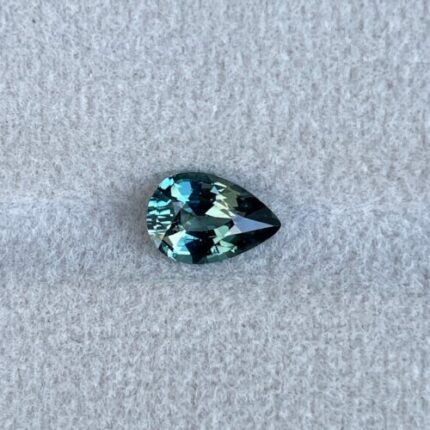 Teal Sapphire 1.15 Ct, Natural Mermaid Pear Sapphire