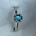 Teal Sapphire 1.02 Ct, Natural Teal Sapphire