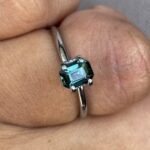 Teal Sapphire 1.02 Ct, Natural Teal Sapphire