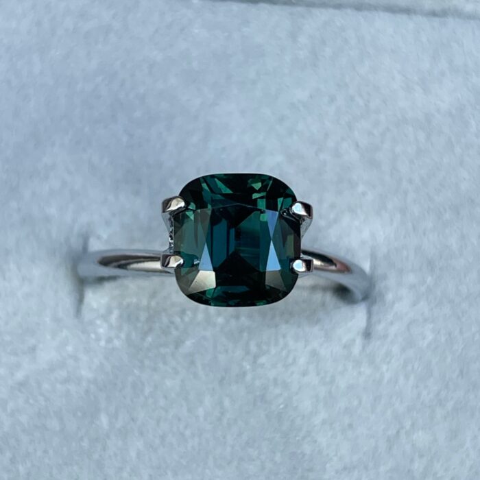3.04 Green Natural Sapphire, Emerald Green Sapphire