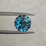 Natural Montana Sapphire 2.52 Carat - Heated Rich Green Sapphire Gemstone