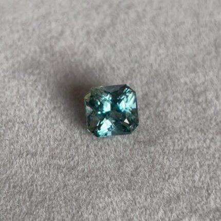 This 2.21 carat Green Sapphire is well cut to bring out the best colour and luster, and has a perfect colour blend.