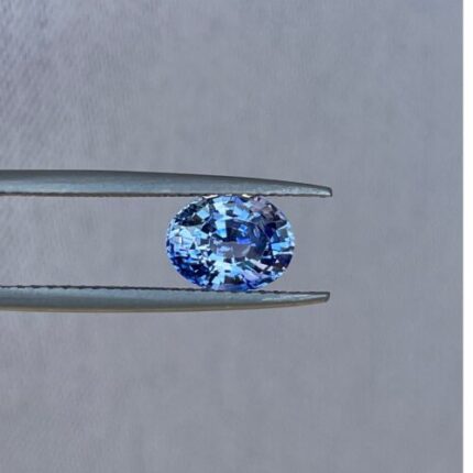 Natural Blue sapphire. Pastel. 1.53 crt